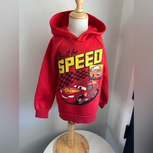 Little Boys Disney Pixar Cars are Red Lightning McQueen sweatshirt size 6
